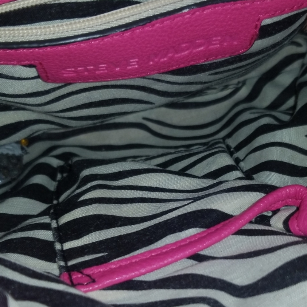 Pink Steve Madden Draw String Cross Over - image 4